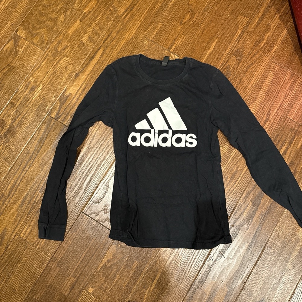 Adidas Long Sleeve Black Tee